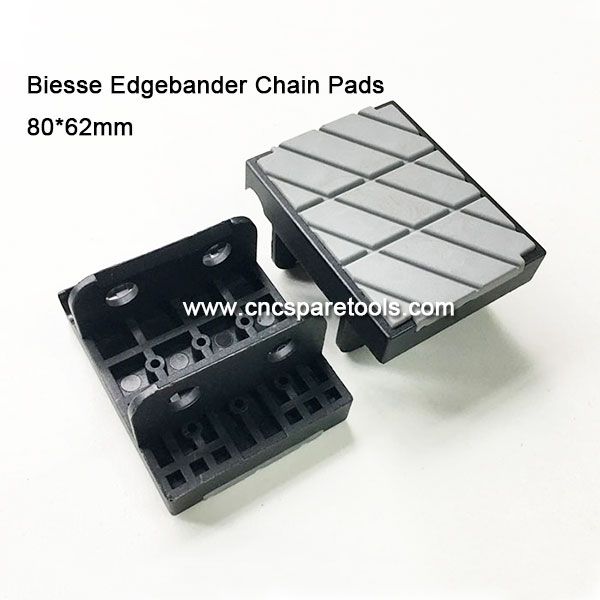 Edgebander track pads conveyor chain pads replacement